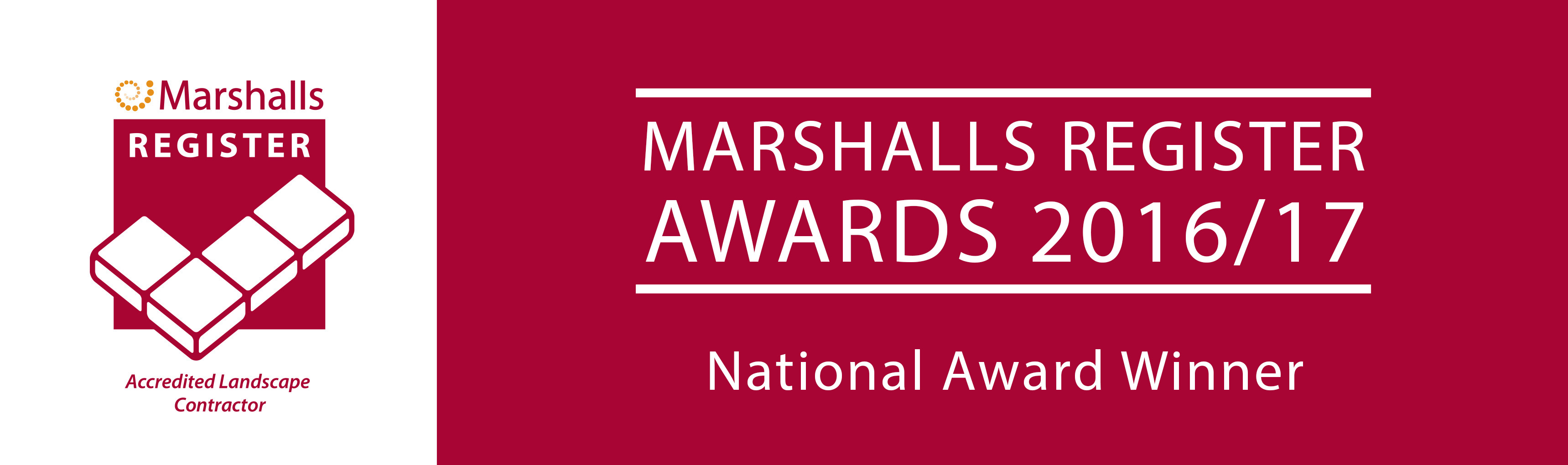 Marshalls Register Awards National Award Winner 2016-17